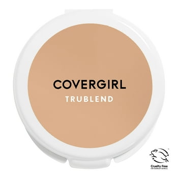 COVERGIRL TruBlend Pressed Blendable Powder, Translucent Medium, Natural, .39 Oz, Setting Powder, Translucent Powder, Controls Excess Oil, Skin Brightening, Blurs the Appearance of Pores