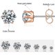thumbnail image 2 of 6 Pairs Stud Earrings Set,Clear Cubic Zirconia 316L Stainless Steel Earrings for Women for Men 3-8mm, 2 of 4