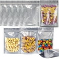 thumbnail image 3 of Wjsp Mylar Bags 60 Pack 5x7 in 0.5 Pint Resealable with Window Reusable for Long Term Food Storage Freeze Dried Candy, 3 of 6