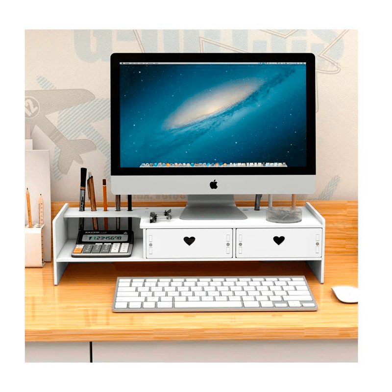 NEWO Alzador pantalla Monitor iMac PC elevador base escritorio