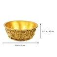 thumbnail image 2 of NUOLUX 1pc Brass Cornucopia Bowl Creative Cornucopia Ornaments Handicrafts Gift Storage Bowl, 2 of 6
