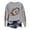 Light Gray, variant on TIANZEN Full Sleeve Crewneck Sweatshirts For Women Long Sleeve Football Graphic Printed Hoodless Pullover Sweatshirts Top Blouse Jacket Women