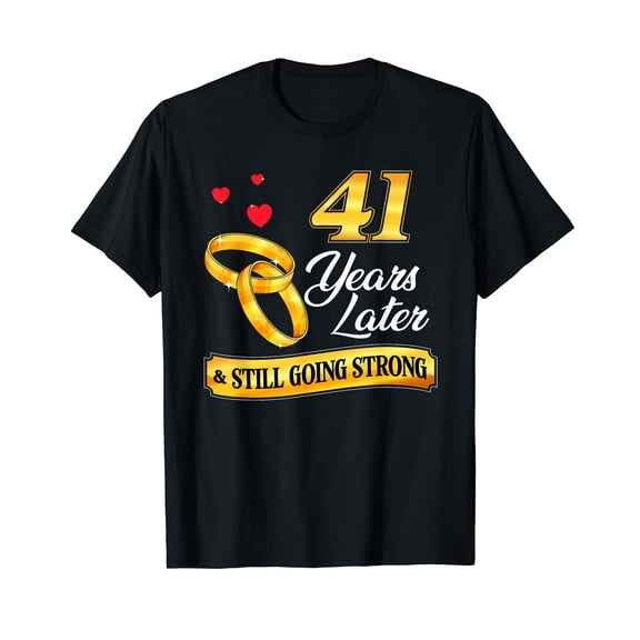 Celebrate 41 Years Of Marriage! 41st Wedding Anniversary T-Shirt