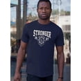 thumbnail image 2 of Stronger Retro College T-Shirt Men -Image by Shutterstock, Male Medium, 2 of 4
