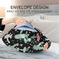 thumbnail image 5 of Coolnut Tiny Floral Cactus Pillowcase for Hair and Skin Silk Pillowcase Standard Size 20 ×26Inn, Soft and Breathable Slippery Satin Pillowcase Covers for Sleep Decor Giftsation 1158, 5 of 7