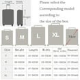 thumbnail image 3 of World Map Design Luggage Protective Cover Travel Suitcase Cover Elastic Dust Cases For 18 to 32 Inches Travel Accessories 7 L, 3 of 6