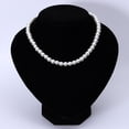 thumbnail image 5 of Kripyery 4/5/8/10mm Women Necklace - Beaded Elegant Temperament Noble Dainty Luxury High Gloss Faux Pearl Clavicle Necklace, Fashion Jewelry, 5 of 8