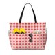 thumbnail image 1 of Fotbe Checkered Christmas With Snowflakes Bolsa de Viaje para Playa - Resistente al Agua, Bolsa Tote de Gran Capacidad y Ligera con 7 Bolsillos para Mujeres y Hombres, 1 of 7