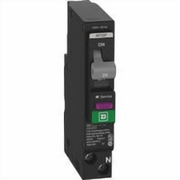 Square D QO 20 Amp 1-Pole Dual Function Circuit Breaker - QO120PAFGFC