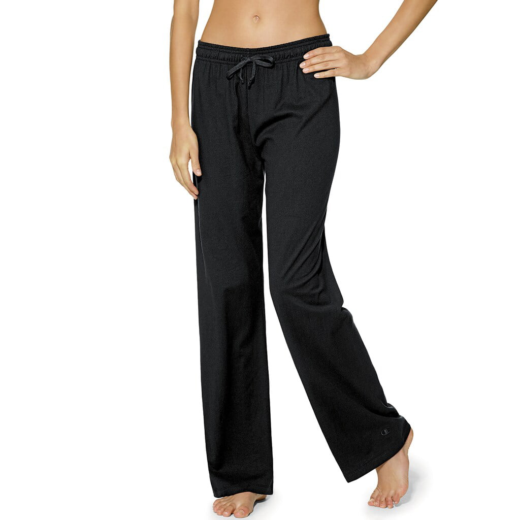 Hanes M7421 Authentic Womens Jersey Pants Size - Large - Black ...