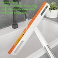 thumbnail image 2 of NUAHRHY Floor Squeegee 56in Household Broom with 4 Removable Poles 180-Degree Adjustable Knuckle Joint Floor Wiper for Shower Bathroom Kitchen Water Foam Cleaning, 2 of 11