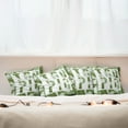thumbnail image 3 of Ambesonne Green Throw Pillow Cover 4 Pack, Perennial Shrubs Dreamy, 18", Olive Green, 3 of 6