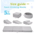 thumbnail image 2 of Bloques de escalada de espuma Elftopia para niños pequeños de 1 a 3 años con piscina de bolas, 2 of 7