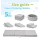 thumbnail image 2 of Bloques de escalada de espuma Elftopia para niños pequeños de 1 a 3 años con piscina de bolas, 2 of 7