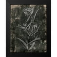 thumbnail image 2 of Grey, Jace 12x14 Black Modern Framed Museum Art Print Titled - Wood Floral, 2 of 5