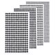 thumbnail image 1 of Uxcell 1792 Pcs 4 Hojas de Pegatinas de Rhinestone Negros 3/4/5/6 mm Piedras Preciosas Autoadhesivas para Decoración de Bricolaje, 1 of 5