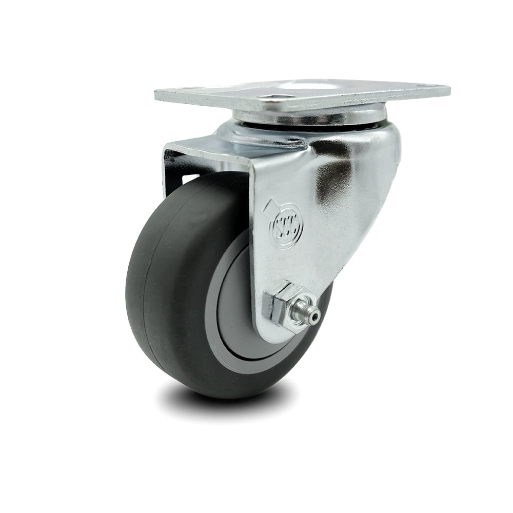 Phenolic Swivel Top Plate Caster w/Roller Bearing 3.5" Wheel 300 lbs./Caster 