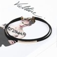 thumbnail image 2 of Curved Choker Double Layer Necklace Collar Gold, 2 of 3