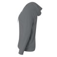thumbnail image 3 of A4 Full Zip Color Block Fleece Hoodie For Men in Graphite/Black | N4251, 3 of 3