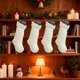 thumbnail image 4 of Calcetín navideño para decoración y almacenamiento de regalos | Calcetín navideño de poliéster para repisa de chimenea o árbol | Calcetín decorativo navideño para dulces, 4 of 6