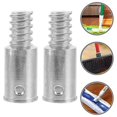 thumbnail image 2 of 4Pcs Threaded Tip Replacement Repair Kit,Aluminum Threaded Handle Tips for 0.72 Inch Wood or Metal Poles, 2 of 8