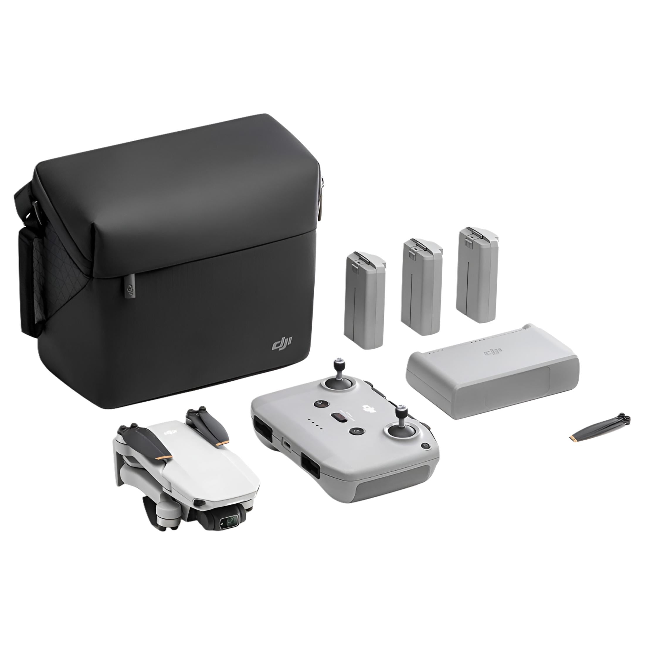 DJI Mini 2 Fly More Combo - Ultralight Foldable Drone, 3-Axis Gimbal with 4K Camera, 12MP Photos, 31 Min Flight Time