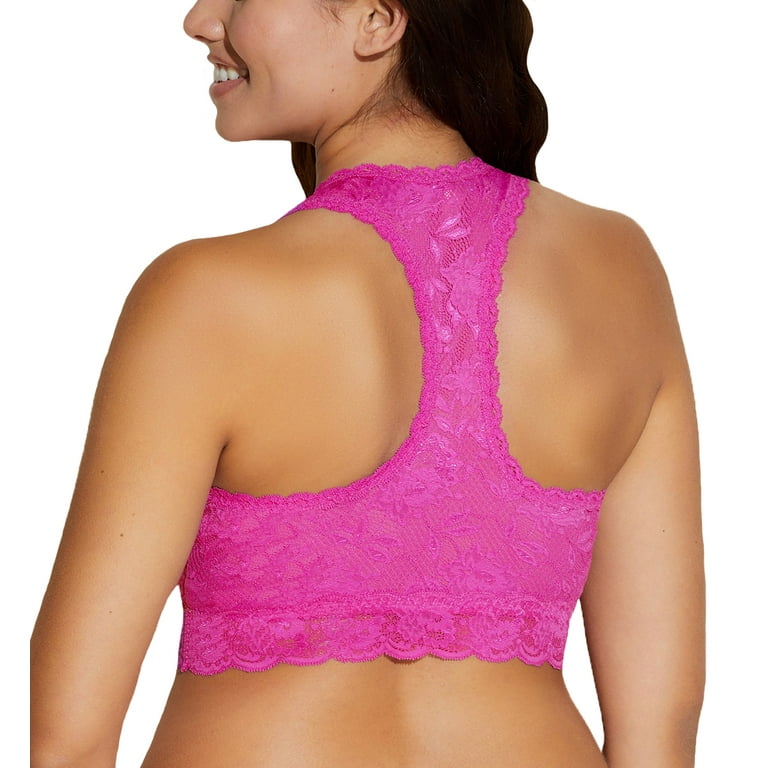 Cosabella Women's Never Say Never Curvy Racie Racerback Bralette in Pink 