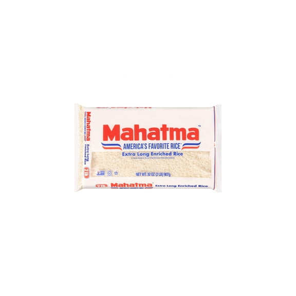 Mahatma Enriched Extra Long Grain White Rice 2 Lb Bag (Pack of 24)