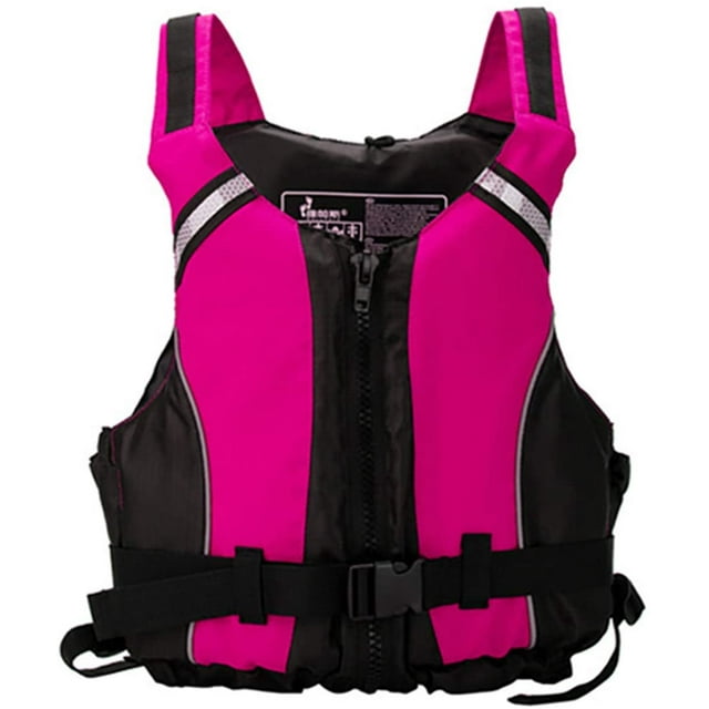 Waterproof Nylon Rescue Jacket Adult Swimming Life Vest Buoyancy First Aid Kayak Fishing Life Jacket Vest for Drifting Boating
