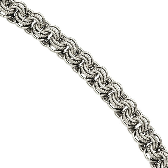 Stainless Steel Multiple Links Bracelet, 7.75