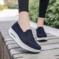 thumbnail image 1 of Zapatos Para Correr Mocasines casuales Zapatillas casuales Mujer Transpirable para deportes al aire libre (37 ) Azul Ndcxsfigh Para Estrenar, 1 of 3