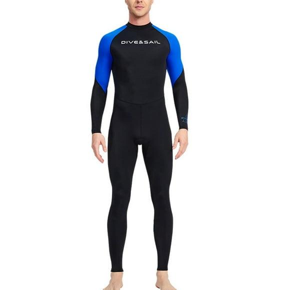 Wosthever Trajes de neopreno Traje de buceo Traje de neopreno para hombres y mujeres Traje de baño de cuerpo completo UPF 50 Protección solar para buceo Deportes acuáticos Azul 3XL Wosthever OD003634-10