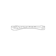 Genuine OE Subaru Upper Tie Bar - 53029FL03A9P Fits select: 2017-2021 SUBARU IMPREZA