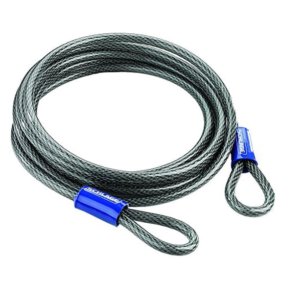 Schlage Flexible 3/8" Steel Looped Security Cable, 15? (3/8")