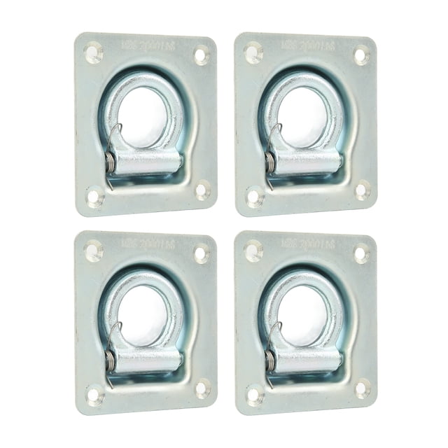 Recessed Tie Down D Rings,4PCS Recessed Trailer Rope Recessed Boat Hatch Latch Boat Ring Hatches Handles Built for Precision