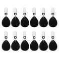 thumbnail image 1 of Uxcell 12Pcs Pesas para Mantel, Colgante de Mármol con Clip de Metal en Forma de Gota, Negro Brillante, 1 of 6