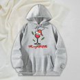thumbnail image 1 of Sudadera con capucha con cordón Tops Moda Poliéster gris Sudadera con capucha con cordón Sudadera con capucha para adultos para ir de compras Oficina XL Yinane Sudadera con capucha, 1 of 8