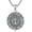 A01-Wolf, variant on Thor Hammer Necklace Sterling Silver Mjolnir Pendant Viking Runes Necklace Norse Amulet Jewelry Gifts for Men