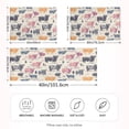 thumbnail image 4 of Haosy Satin Pillowcase for Hair and Skin Standard Cooling Silk Pillow Case with Envelope Closure Highland Cattle on Grass 20"x26", 4 of 9