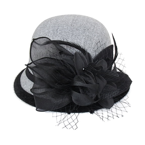 Hats for women Casual Round Top Fisherman Basin Cap Small Bowler Hat Autumn Winter