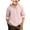 Pink, variant on Children's Button Up Long Sleeved Plain Cotton And Linen Hooded Shirt Youth Small Shirt Youth Short