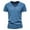 Blue, variant on Coorders Men's & Big Men's Breathable Cotton Crewneck Tee Tops with Short Sleeves, Black, Size, M