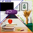 thumbnail image 6 of Hard Shell Eyeglass Case, Protective Case for Glasses and Sunglasses, By OptiPlix (Purple), 6 of 7
