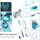 thumbnail image 4 of Bolsa de agua para deportes al aire libre, cepillo de limpieza, juego de cuatro piezas, secador, tubería de agua, boquilla de succión, cepillo de limpieza, bolsa de agua, cepillo para el cabello Electrónica, 4 of 5