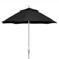 thumbnail image 1 of 9' Oct Home Terrace Umbrella 8 Rib Crank White with Black Solution Dyed Acrylic Canopy, 1 of 1