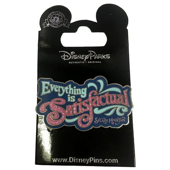 Disney Splash Mountain Pin, Everything is Satisfactual, Steel, 1 Count
