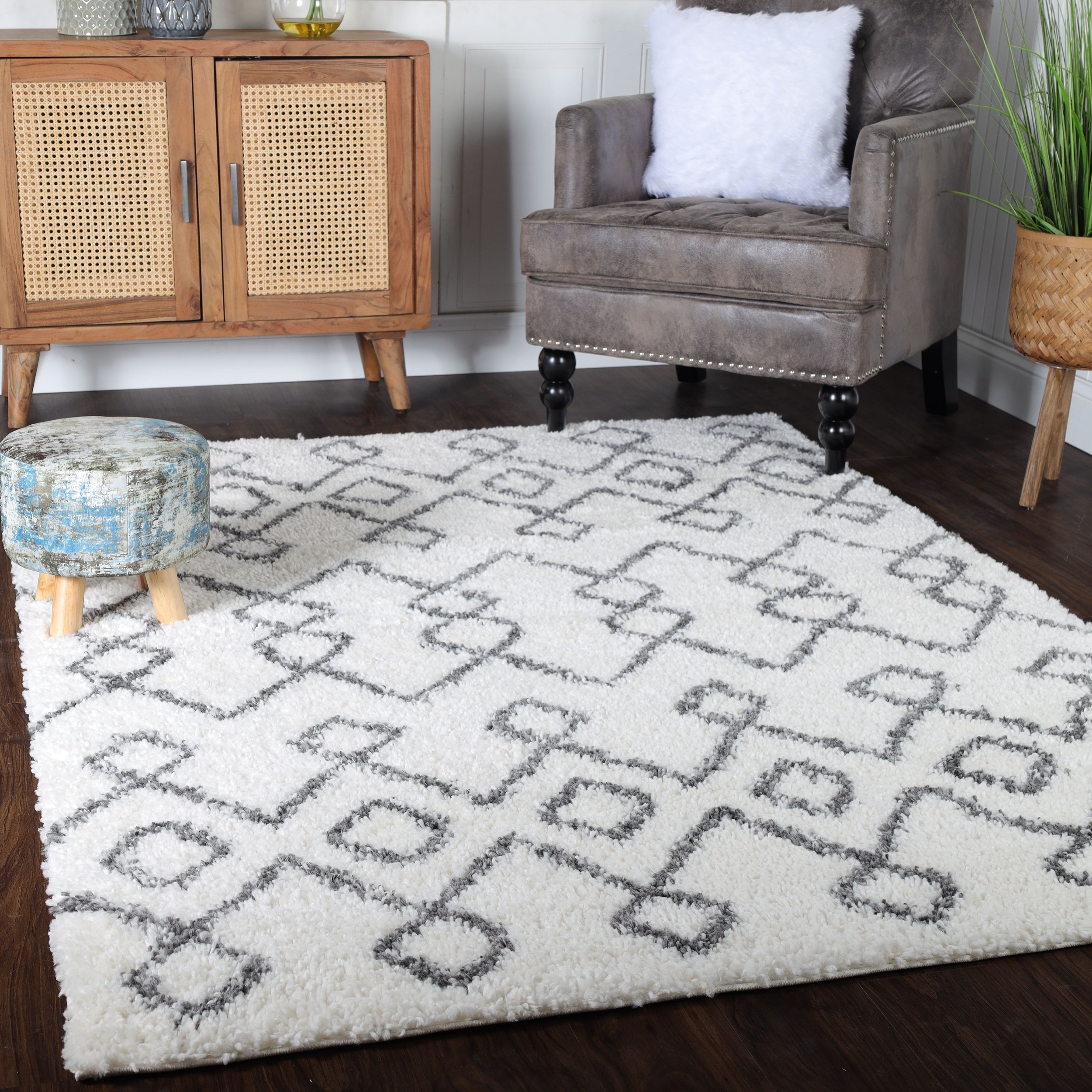 Confetti Paper Shag Rug 8' x 10' - Walmart.com