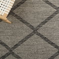 thumbnail image 6 of SAFAVIEH Montauk Bailey Geometric Cotton Area Rug, Black, 2' x 3', 6 of 11