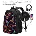 thumbnail image 2 of Disketp Humming Bird Mochila de Viaje Estampada para Laptop con Puerto de Carga USB, Mochila Impermeable para Computadora – Regalo para Hombres y Mujeres, 2 of 7