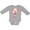 AC-Heather Grey, variant on Cheerleaders, Girl With Blonde Hair, Pink Uniform Girls Long Sleeve Baby Bodysuit